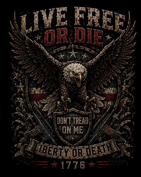 Live Free or Die "Don't Tread On Me" Series